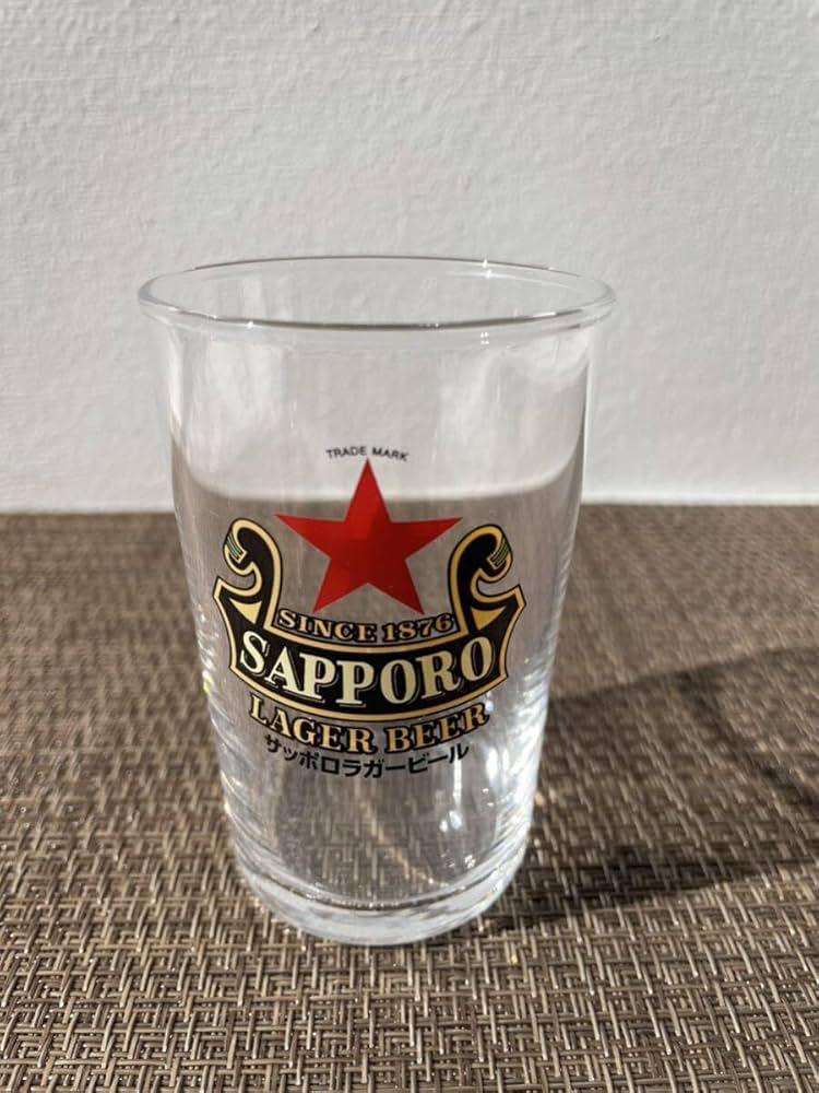 サッポロビール　ガラスコップ　30個　専用ケース付 ☆新品☆ SAPPORO ミニグラス サッポロビール 30個セット コップ